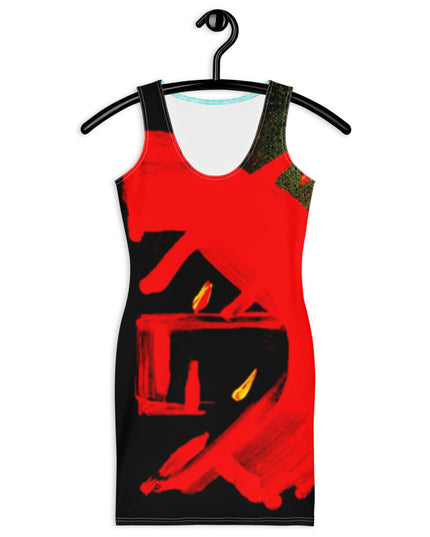 Bodycon women dress Face Mirror