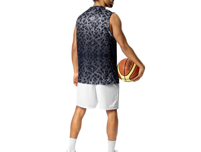 Recycled unisex basketball jersey