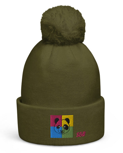 Pom pom beanie