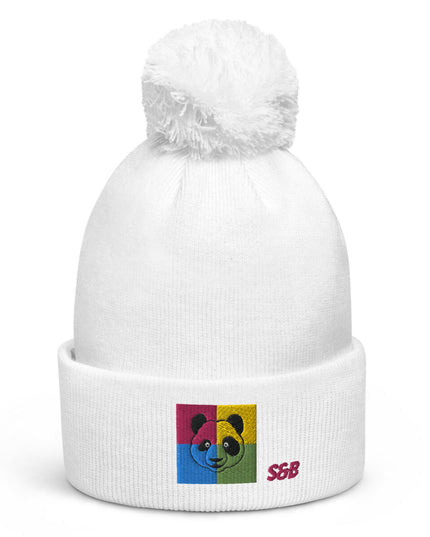 Pom pom beanie