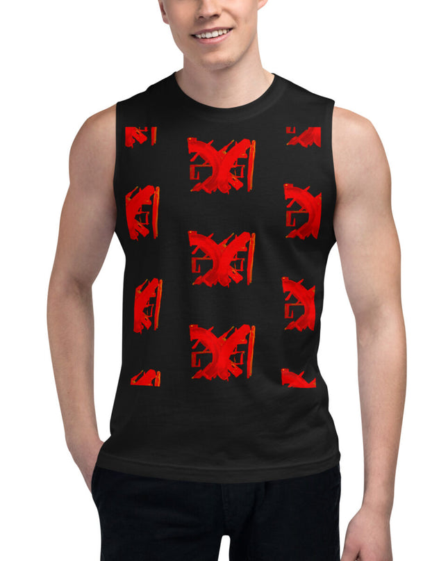 Muscle Shirt Face Mirror