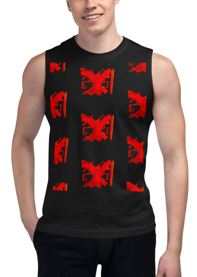 Muscle Shirt Face Mirror